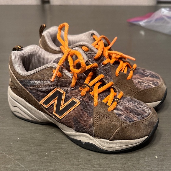 New Balance Other - New Balance 624 Kids' Camouflage and Orange Sneakers